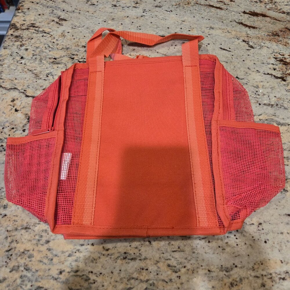 NEW Thirty-One Mesh Caddy - Coastal Red Mesh